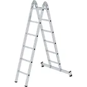 Munk Klappleiter 2-teilig mit nivello-Traverse 2x6 Sprossen