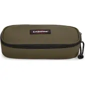 Eastpak Oval Single, Weiches Federmäppchen, Nylon, Grün, Einfarbig, Reißverschluss, Erwachsener