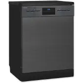 Exquisit Geschirrspüler GSP9614-030B inox-az | Spülmaschine 60 cm | Maßgedecke: 14 | Aquastop | Auto Türöffner | Restlaufzeiten Anzeige | Standgerät