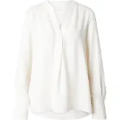 Seidensticker Klassische Bluse "Schwarze Rose", Damen, Gr. 4XL (48), weiß (sanftes weiß), 100% Polyester, unifarben, regular fit, ohne Ausschnitt, Blusen Klassische Bluse, Tunika Uni