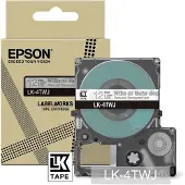 Epson LK-4TWJ, Schwarz, Transparent, Wärmeübertragung, Matte, LabelWorks LW-C410, 1,2 cm, 1 Stück(e)