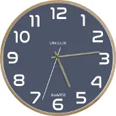 Unilux BALTIC Wanduhr hellblau, 31,5 cm Durchmesser,