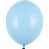 Party Deco Strong Balloons 12cm, Pastel Baby Blue (1 pkt / 100 pc.)
