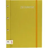 Roth Zeugnismappe Metallium mit Buchschrauben, gold