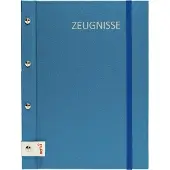 Roth Zeugnismappe Metallium mit Buchschrauben, blau