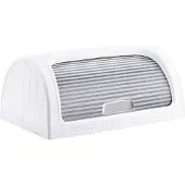 Michelino Brotkasten in Rattanoptik Weiss