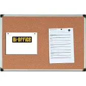 BI-Office Korktisch, 180x90cm, Aluminiumgestell