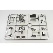 Tamiya 319115540 - N-Teile Lichteinsätze/Spiegel S770 56368