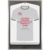 Walther design EA690D Trikot Holzrahmen 60x90 cm grau