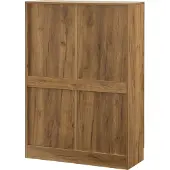 En.casa Vitrinenschrank Sorø 80x31x115cm Eiche []