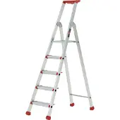 Altrex Nimba Stufenstehleiter einseitig begehbar 5 Stufen