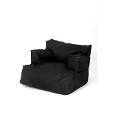 Hannah Home , Relax - Black, Sitzsack, Schwarz, 80 x 30 x 80 cm