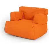 Hannah Home , Relax - Orange, Sitzsack, Orange, 80 x 30 x 80 cm