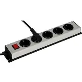 Kaiser Martin 5-fach Steckdosenleiste sw/si 1001ZL5L-SW