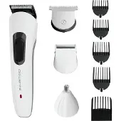 Rowenta TN8961F4, Schwarz, Weiß, 1 mm, 1,2 cm, 3 mm, Bart, Ohr, Nase, Edelstahl