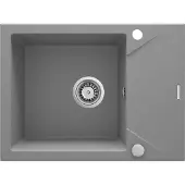 Deante 1-bowl granite sink with drainer