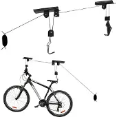 Wiltec Fahrradlift Deckenhalter 20kg Fahrradgarage Halterung Fahrradhalter Seilzug