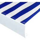 vidaXL Markisenbespannung Canvas Blau & Weiß 400x300 cm