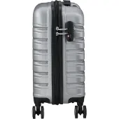 American Tourister Trolley Flashline Spinner Underseater Sky Silver grau 45cm