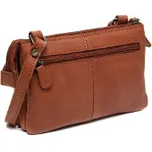 Chesterfield Leder Umhängetasche Osaka Crossbody Bag Cognac braun
