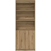 vidaXL Highboard Artisan-Eiche 70x35x180 cm Holzwerkstoff