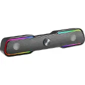 Mars Gaming MSBX, 10 W, 10 W, Schwarz, Verkabelt & Kabellos, 435 mm, 85 mm