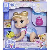 Baby Alive , Harper Hugs Crawling, 27 cm große elektronische Krabbelpuppe, blondes Haar, ab 3 Jahren