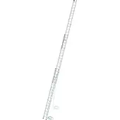 MUNK Günzburger Steigtechnik Sprossen-Seilzugleiter 3tlg. ohne Traverse 3 x 18 Sprossen - 022318