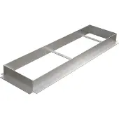 Sport-Thieme Einbauwanne "Aluminium" für Absprungbalken, Wettkampf (B: 34 cm)