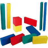 Sport-Thieme Schaumstoffbausteine-Set Riesen-Bauklötze 12 St