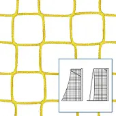 Sport-Thieme Kleinfeld-Fußballtornetz, Gelb, 4 mm