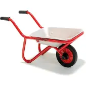 Winther VIKING Schubkarre für Kinder – Einrad-Schubkarre mit verstärkter Wanne für 3-7 Jahre – Ideal für Kindergarten, KITA und Spielplätze
