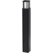 LUCANDE LED-Wegeleuchte Dakil, schwarz, Aluminium