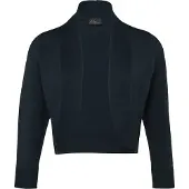 s.Oliver Black Label Strickjacke BLACK LABEL, Damen, Gr. 46, blau, Strick, Obermaterial: 71% Viskose, 29% Polyester, unifarben, regular fit taillenbedeckt, gerader Abschluss, Strickjacken Strickjacke, mit Blende
