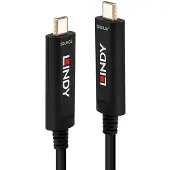 Lindy Aolo Aud Hybrid-glasfaserkabel Usb-c 5 M