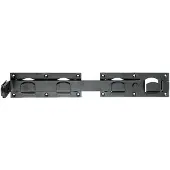 Alberts 210205 Doppeltorüberwurf, in den Ausführungen glatt oder gehämmert, schwarz, 423 x 70 mm