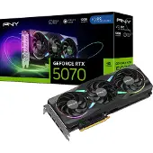 PNY GeForce RTX 5070 EPIC-X RGB OC, GeForce RTX 5070, 12 GB, GDDR7, 192 Bit, 7680 x 4320 Pixel, PCI Express x16 5.0