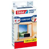 TESA Klemm-Adapter-Set INSECT STOP, 3-teilig, für Türen und Fenster, anthrazit