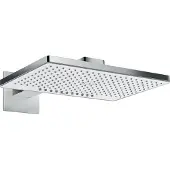 Hansgrohe Rainmaker Select, Fester Duschkopf, Chrom, Weiß, Zimmerdecke