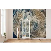 Overig Vliestapete "Digitaldruck Vlies - Porcelaine - Größe 300 x 280 cm" bedruckt glatt Wohnzimmer, Schlafzimmer