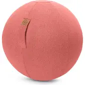 Magma Sitzball Gymnastikball Sitting Ball zum aufpumpen Felt lachs Ø 65 cm