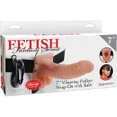 Fetish Fantasy - Fetisch Strap-on 7 - umschnallbarer Vibrator (naturfarben)