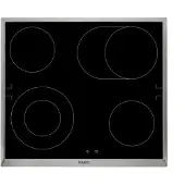 AEG HE604060XB, Schwarz, Edelstahl, Integriert, Glaskeramik, 4 Zone(n), 4 Zone(n), Regelmäßig