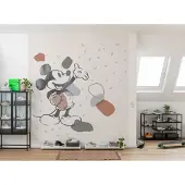 Overig Vliestapete "Digitaldruck Vlies - Mickey Organic Shapes - Größe 250 x 280 cm" bedruckt glatt Kinderzimmer