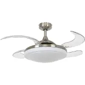 Beacon Deckenventilator aus Edelstahl Fanway Evora Ø 91,5cm