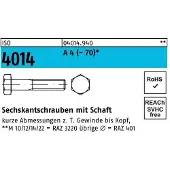 Reyher Sechskantschraube ISO 4014 m.Schaft M 22 x 180 A 2-70