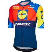 Santini Kurzarm Fahrradtrikot - LIDL TREK 2025 - mehrfarbig M