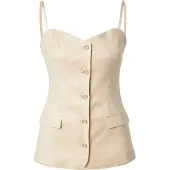 Guess Marciano GUESS Eco Sl Isabeau Corset To Foamy Taupe Größe: L | Gilets Outlet | Damen | Schwarz
