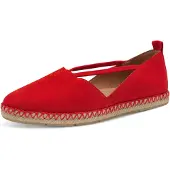 Tamaris Slipper Damen Bequem rot,EU 42