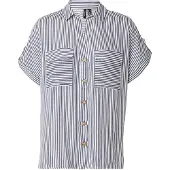 Vero Moda Hemd Bumpy 10310139 Dunkelblau Regular Fit